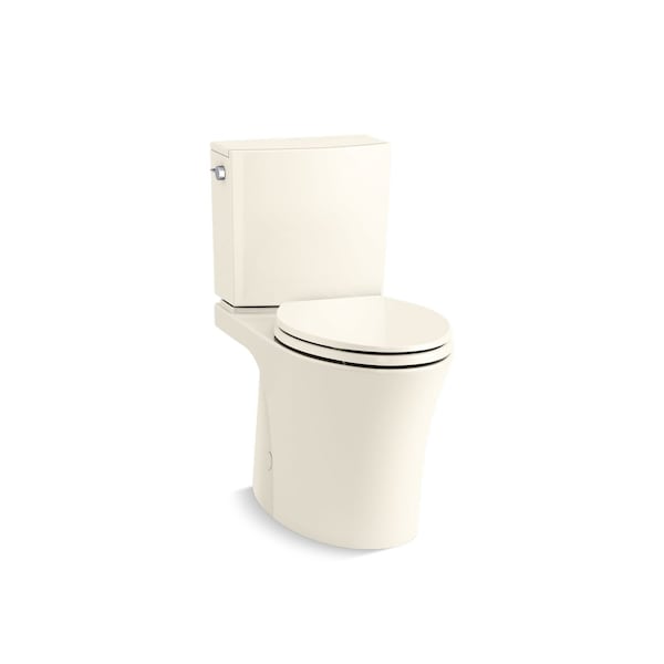 Kohler Veil Two-Piece Elongated Toilet With Skirted Trapway, 1.28 Gpf In Biscuit 28161-96 - main